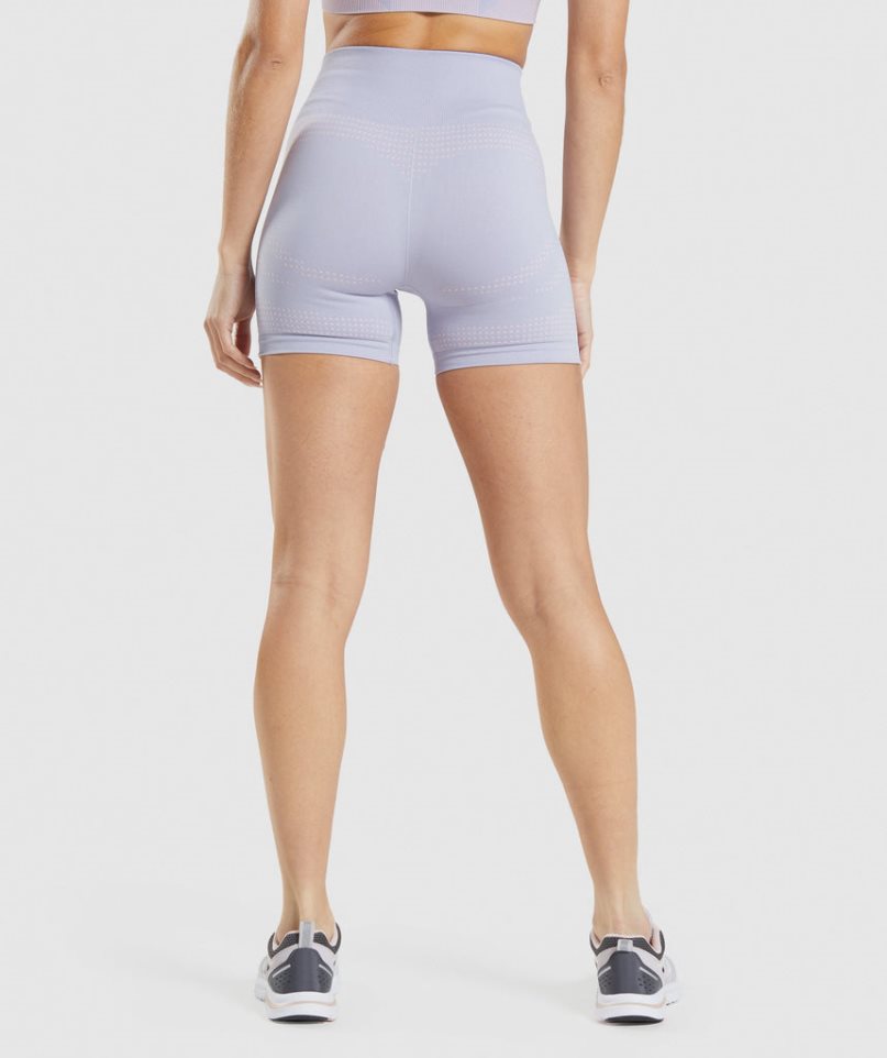 Women's Gymshark Vital Seamless 2.0 Shorts Light Blue | NZ 4NFPZX